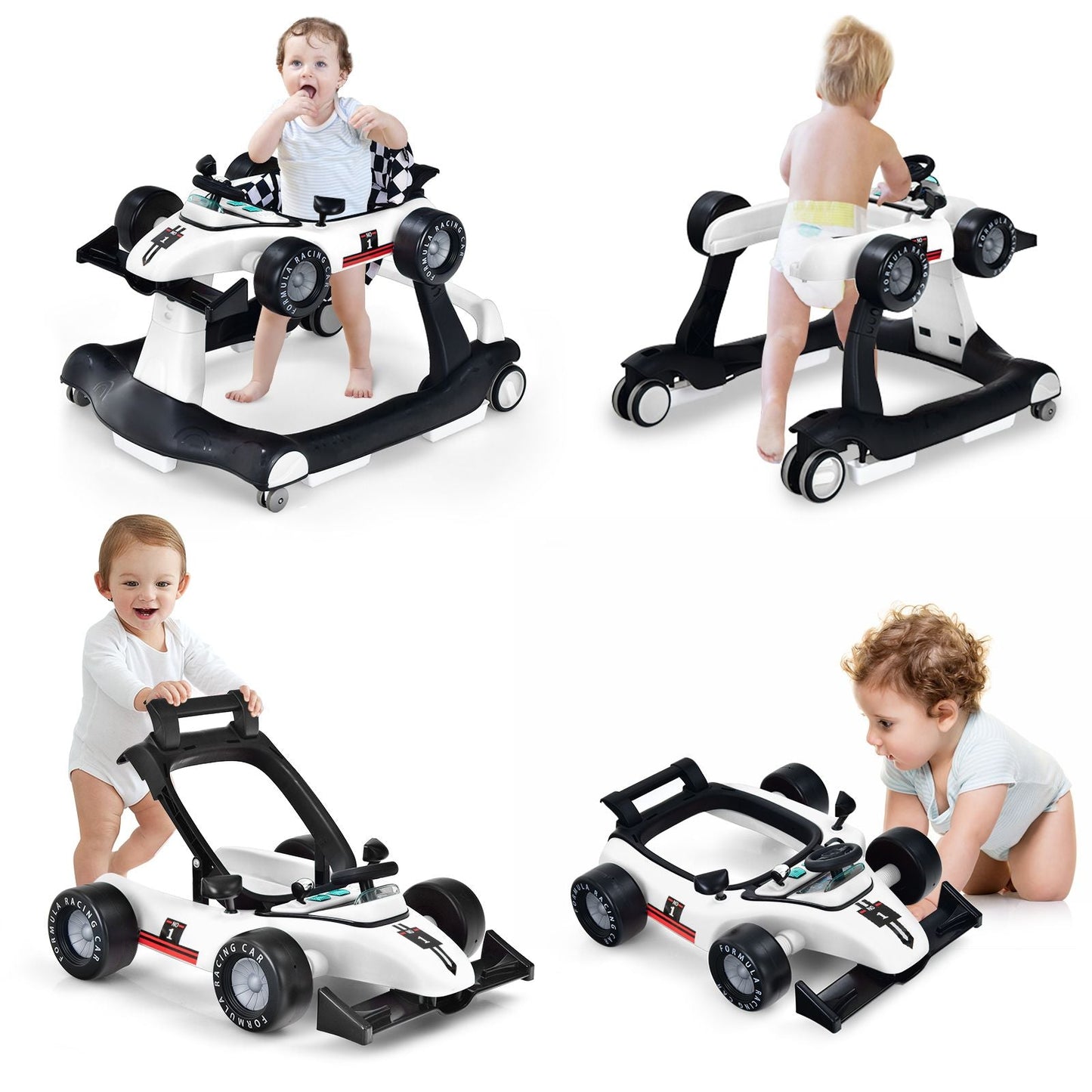 Versatile 4-In-1 Baby Push Walker