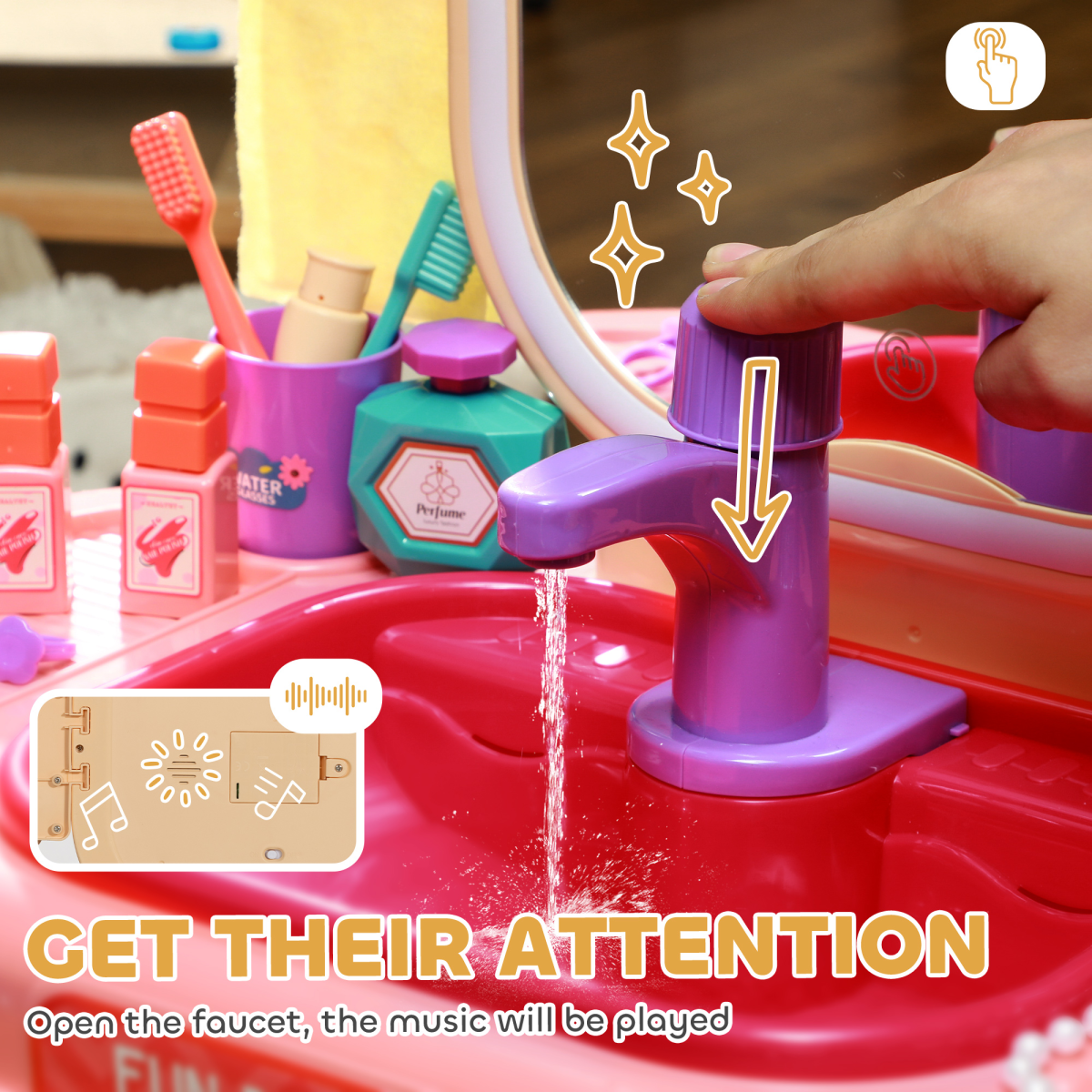 AIYAPLAY Magical Kids Dressing Table