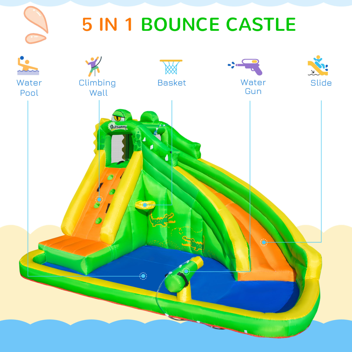 Ultimate Inflatable Kids Bouncy Castle