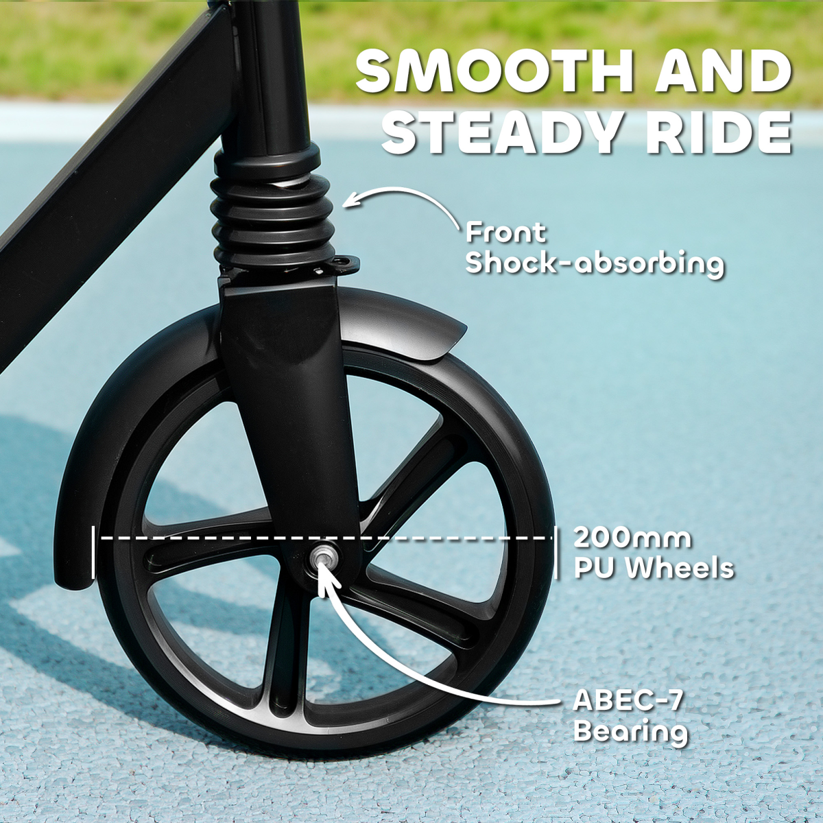 AIYAPLAY Foldable Kids Scooter Adjustable