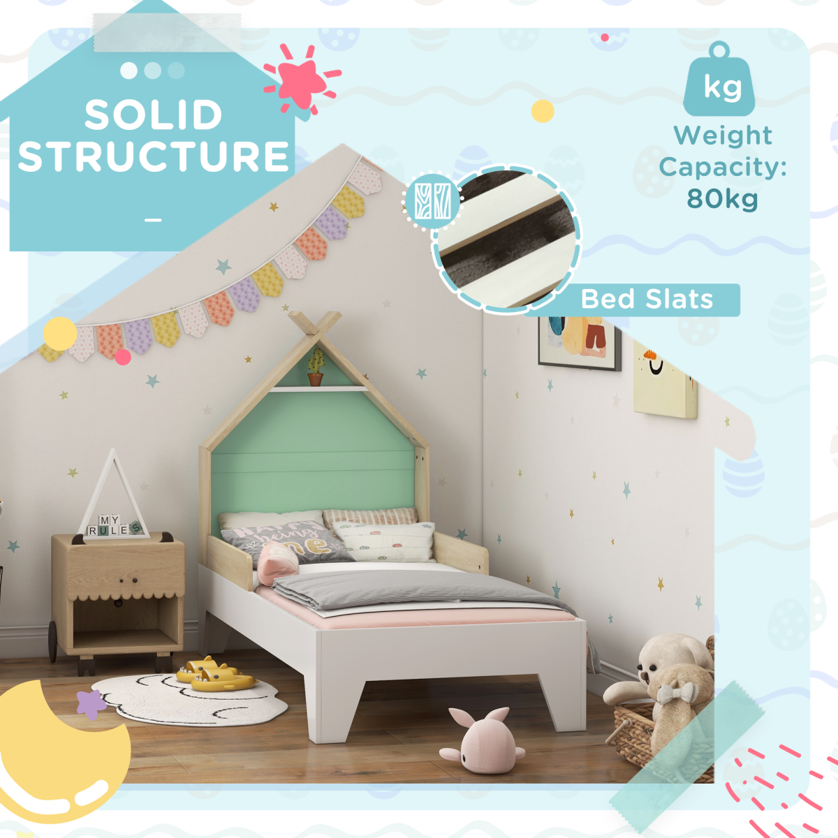 AIYAPLAY Enchanted Tree House Toddler Bed