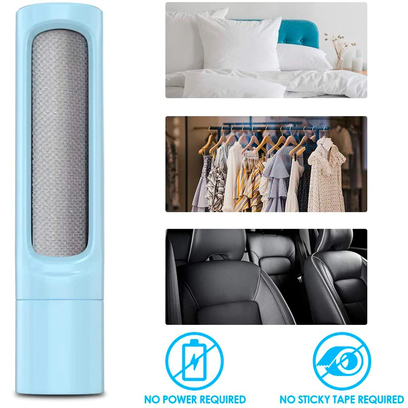 Pet Hair Remover Roller Brush For Clothes: Dog Hair and Lint Remover For Furniture
