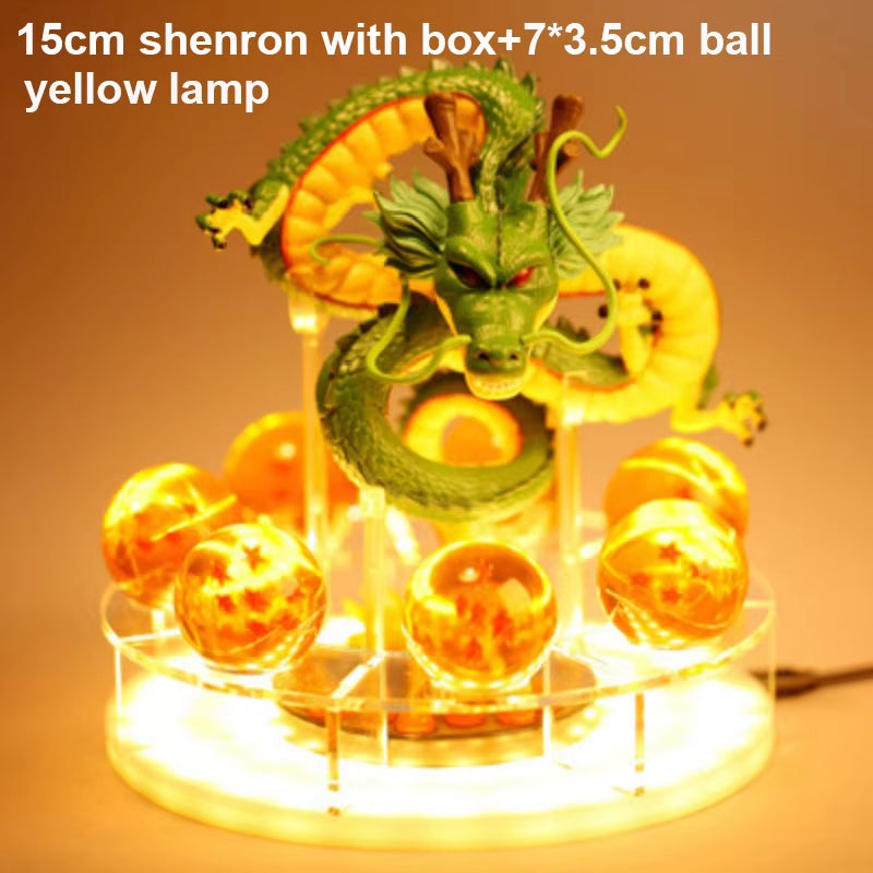 Z Shenron Lamp Super Saiyan Goku Action Figure Shenlong Model Light Base Collection Gift