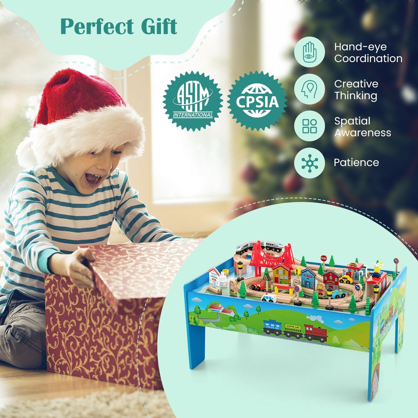 Ultimate 80-Piece Wooden Activity Playset