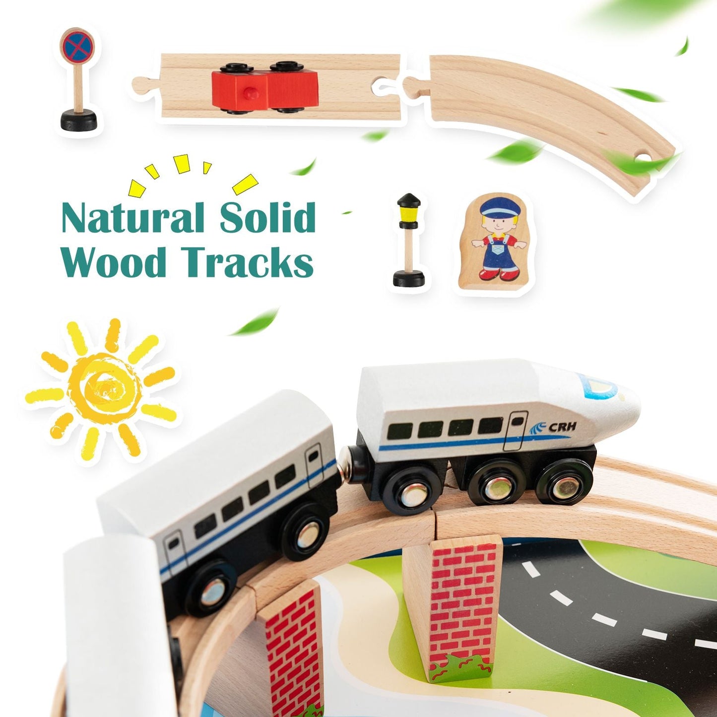 Ultimate 80-Piece Wooden Activity Playset