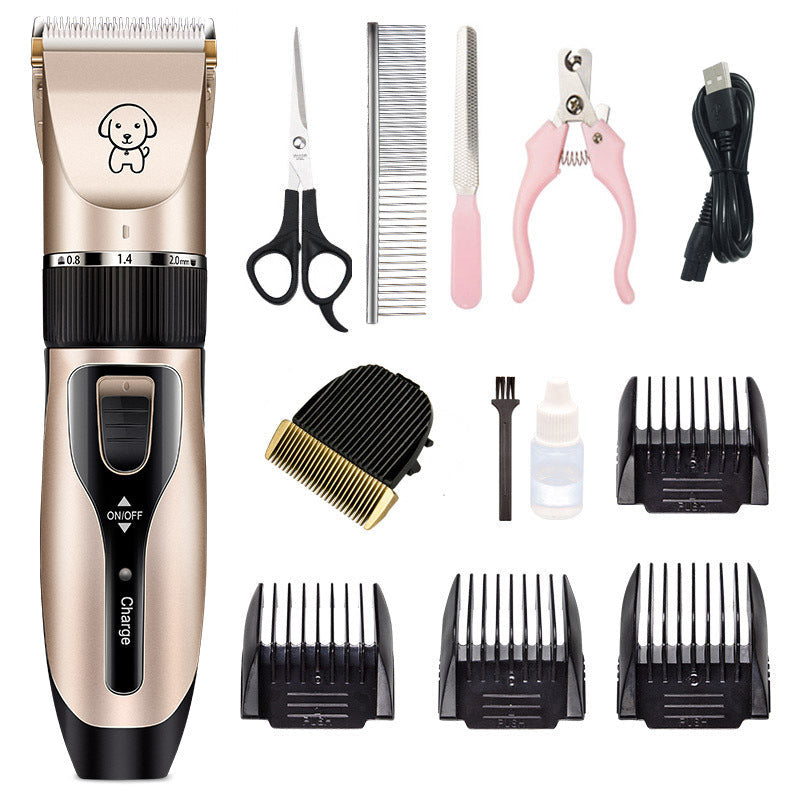 Dog Shaver Clippers Low Noise Rechargeable: Hair Clippers Set for Dogs Cats Pets