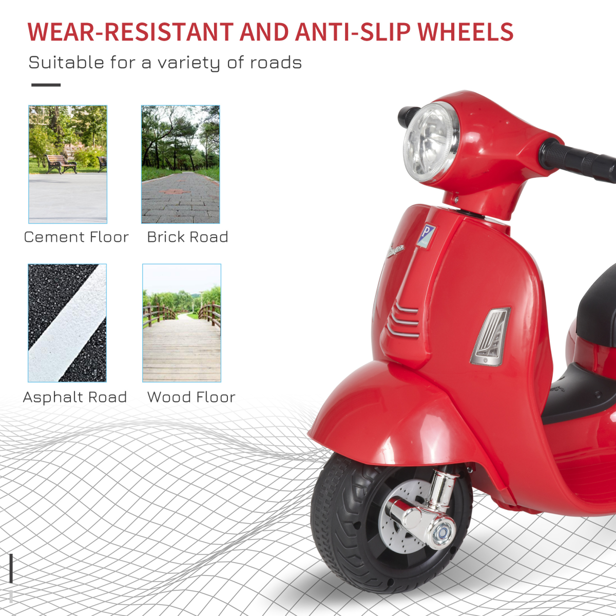 Vespa Kids Ride-On Motorcycle