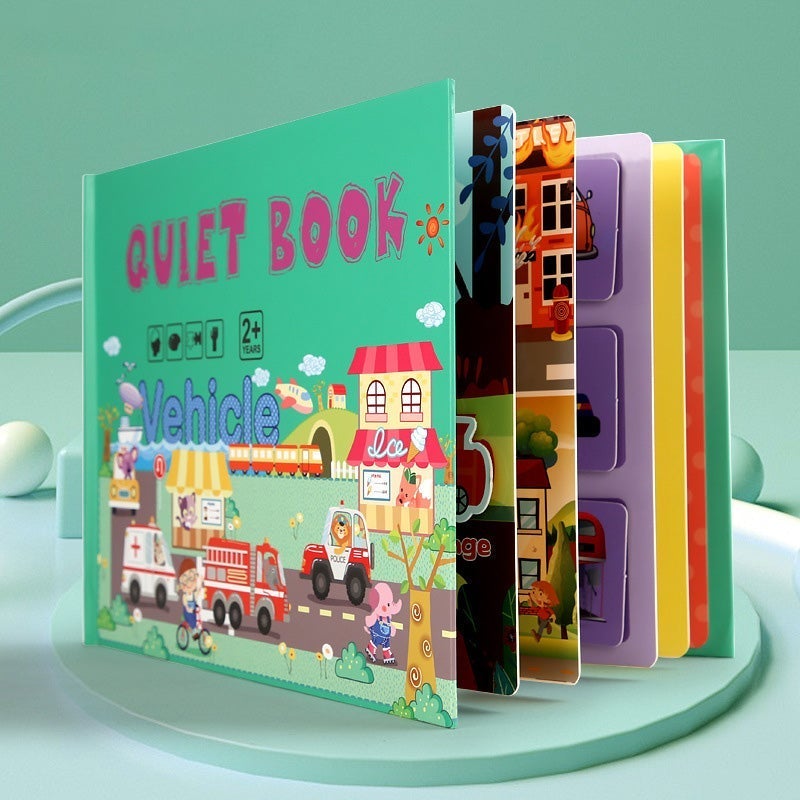 Busy Book For Kids: Montessori Educational Toys To Develop Learning Skills
