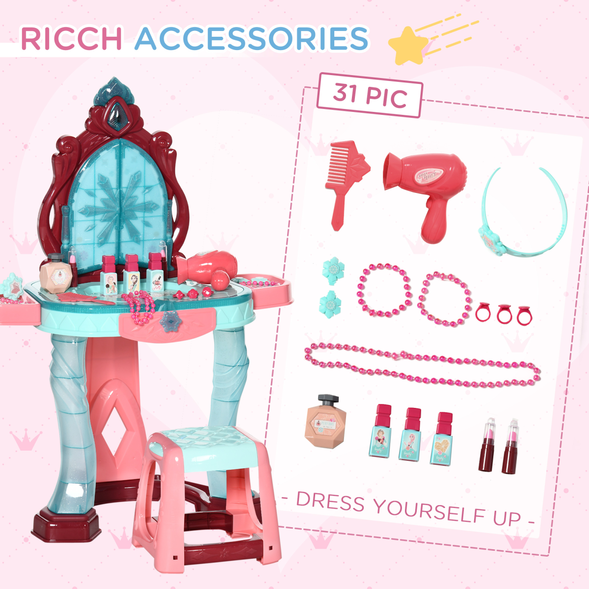Magical Princess Dressing Table Set