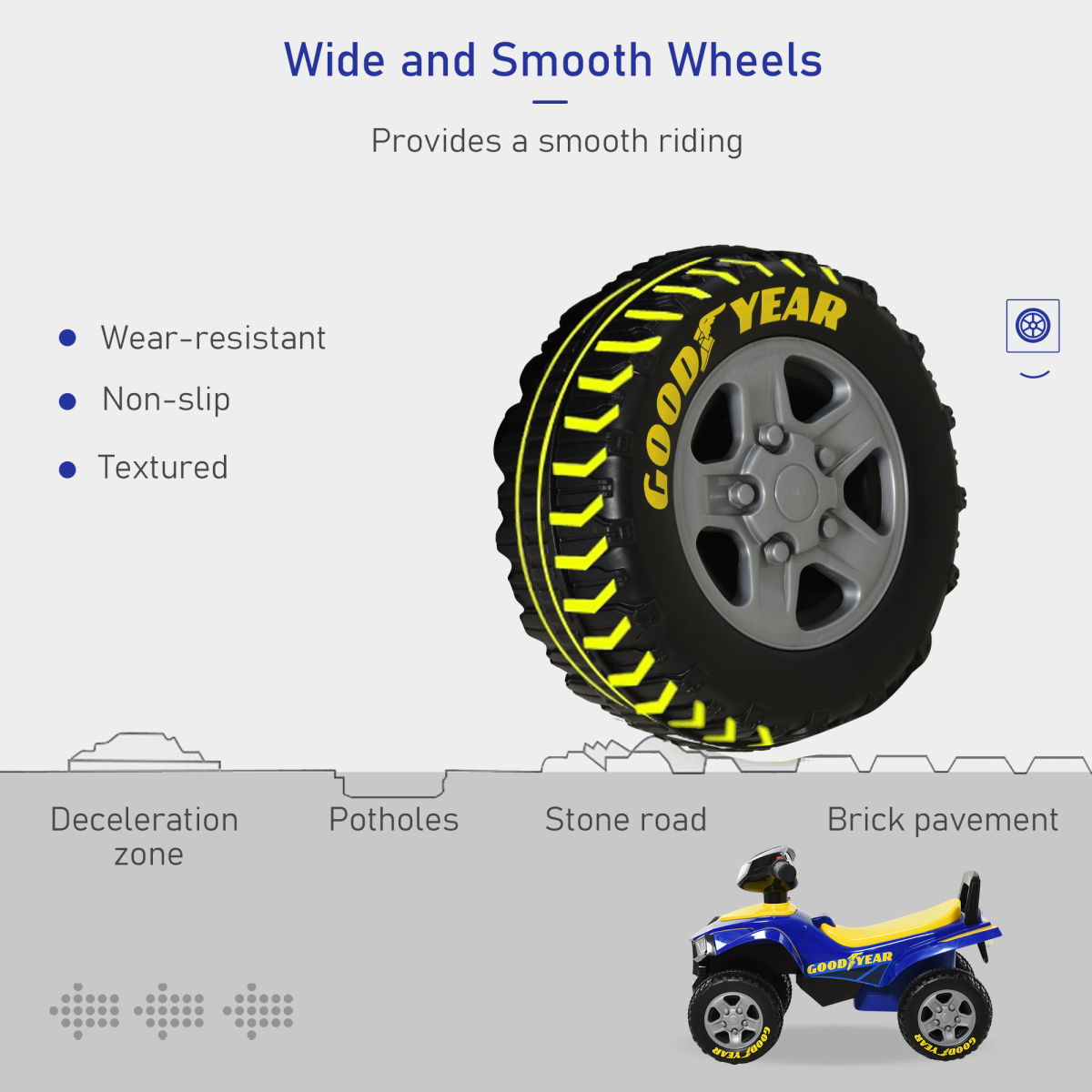 Goodyear Baby Quad Ride-On Walker