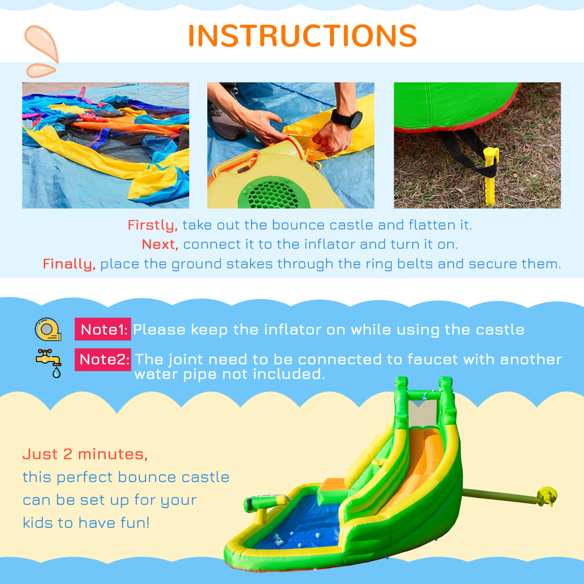 Ultimate Inflatable Kids Bouncy Castle