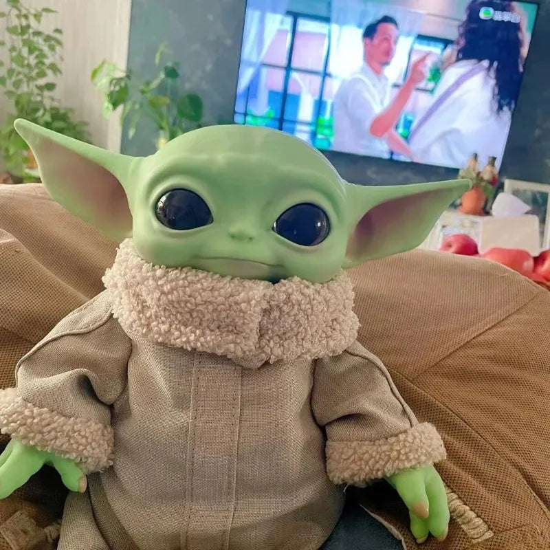 28Cm Baby Yoda Action Figure Toy Model Dolls For Boy Girls Collection Gifts