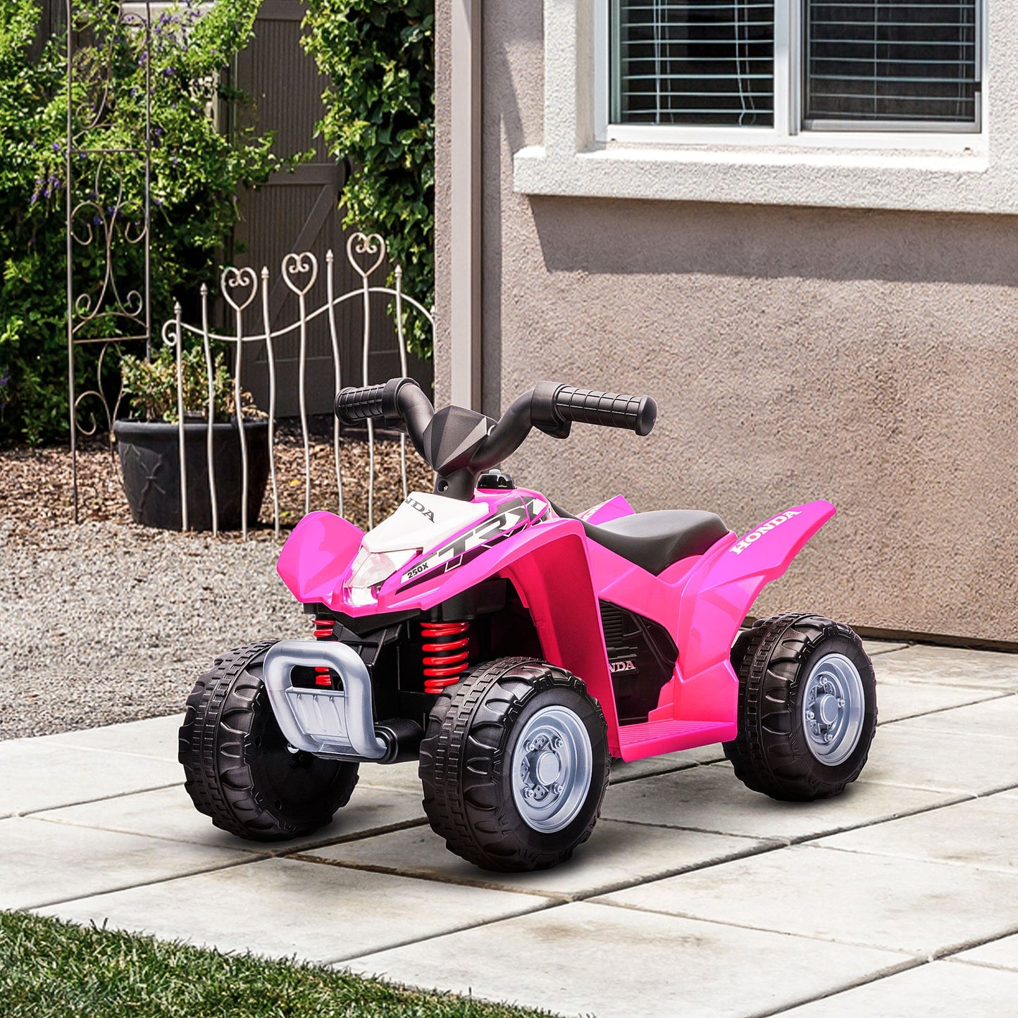 Honda Licensed Kids Electric Quad Bike 6V ATV Ride On 1.5-3 Years Pink