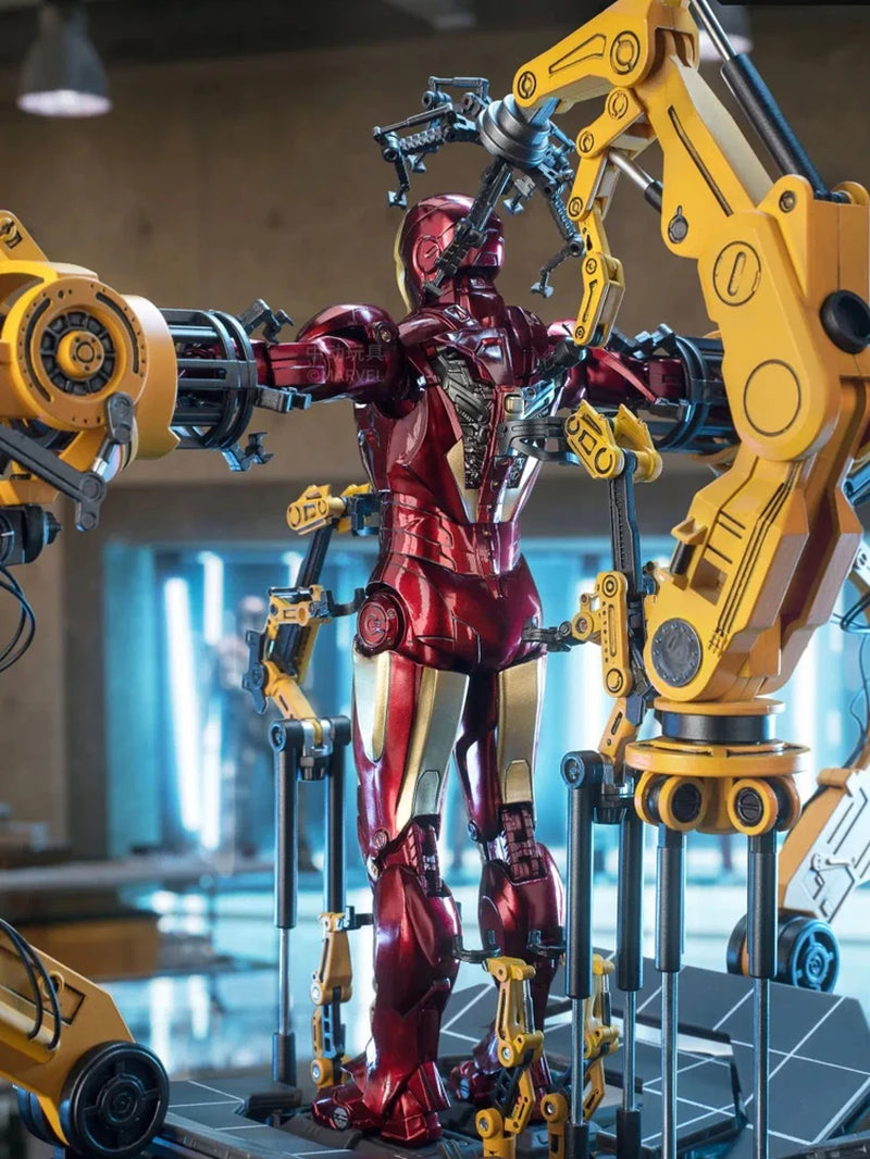 MK4 Iron Man Gantry Original 1/10 Tony Stark Model Action Figure Collectible Toy Gift for Kids