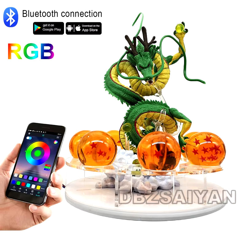 Z Shenron Lamp Super Saiyan Goku Action Figure Shenlong Model Light Base Collection Gift