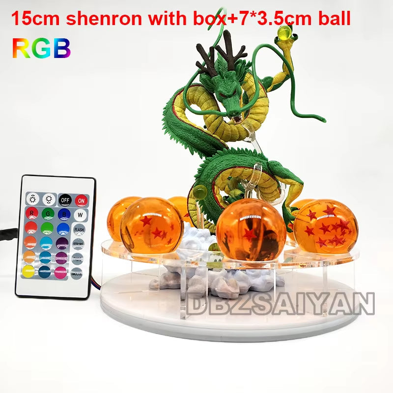 Z Shenron Lamp Super Saiyan Goku Action Figure Shenlong Model Light Base Collection Gift