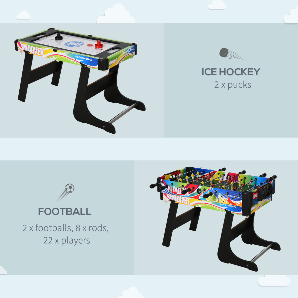 Ultimate 4-in-1 Convertible Game Table