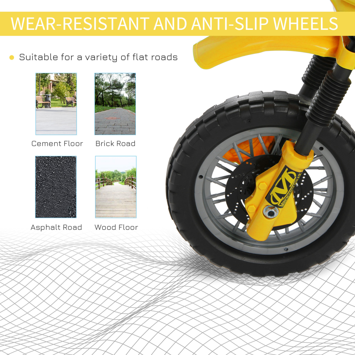 Vibrant Kids Electric Ride-On Motorcycle