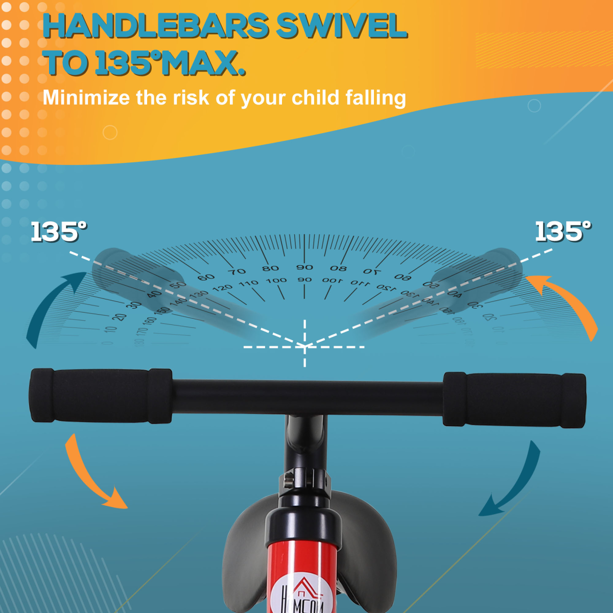 Red Kids Balance Bike for Ages 2-5