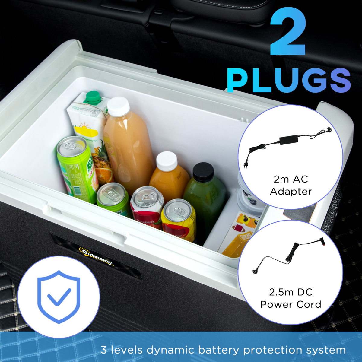 50L Portable 12V Car Refrigerator
