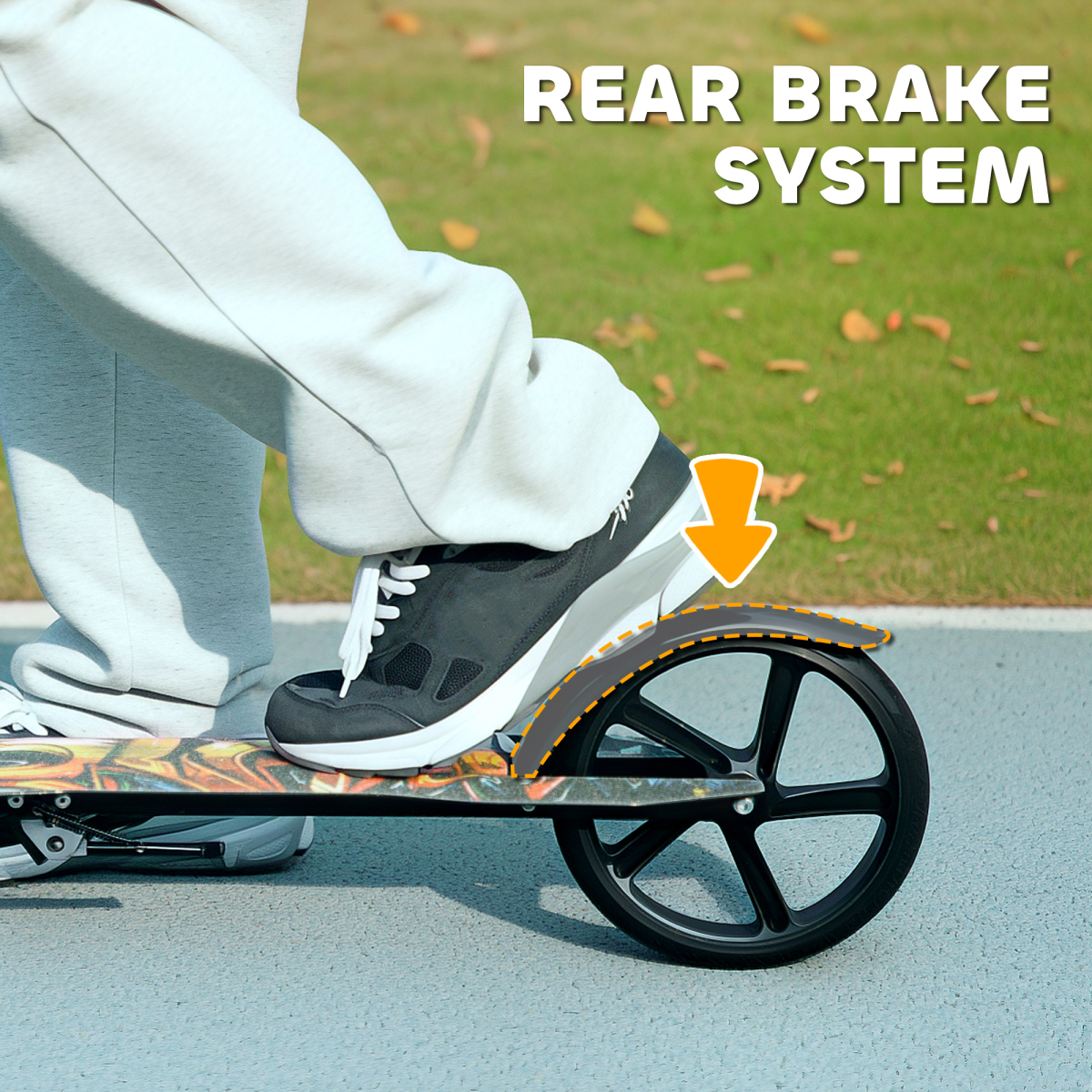 AIYAPLAY Foldable Kids Scooter Adjustable
