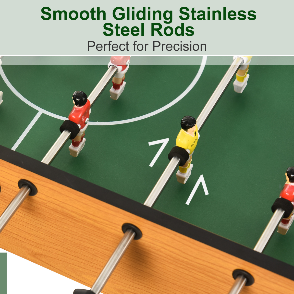 Foldable Foosball Table - Mini Soccer Game for Home, Family