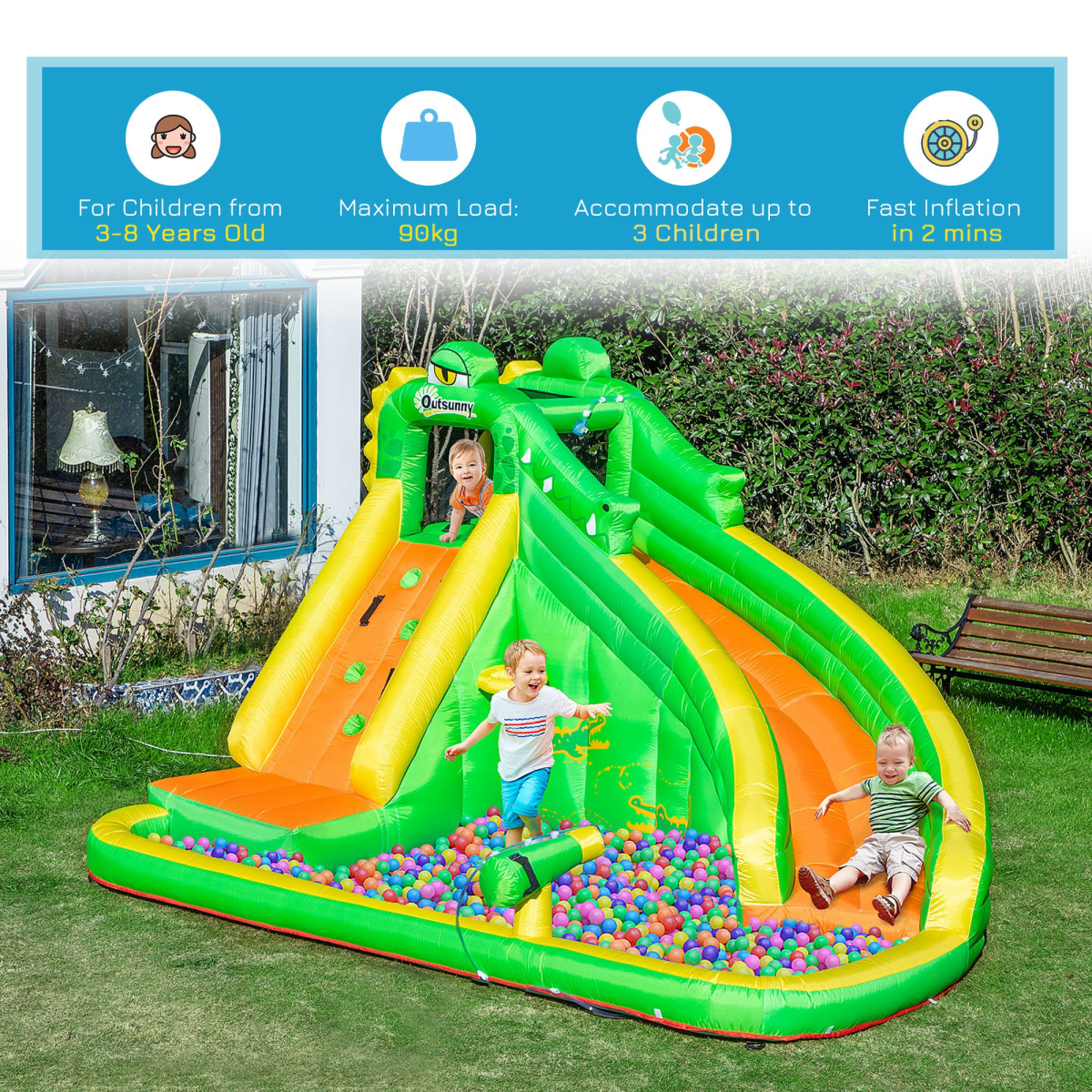 Ultimate Inflatable Kids Bouncy Castle
