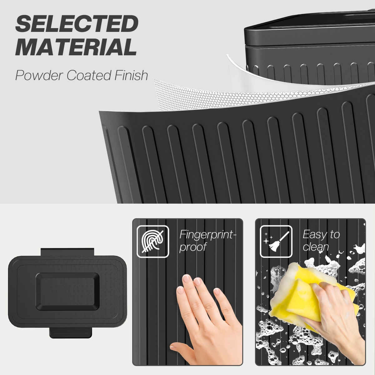 40L Dual Pedal Bin with Soft-Close Lid - Efficient Waste Management