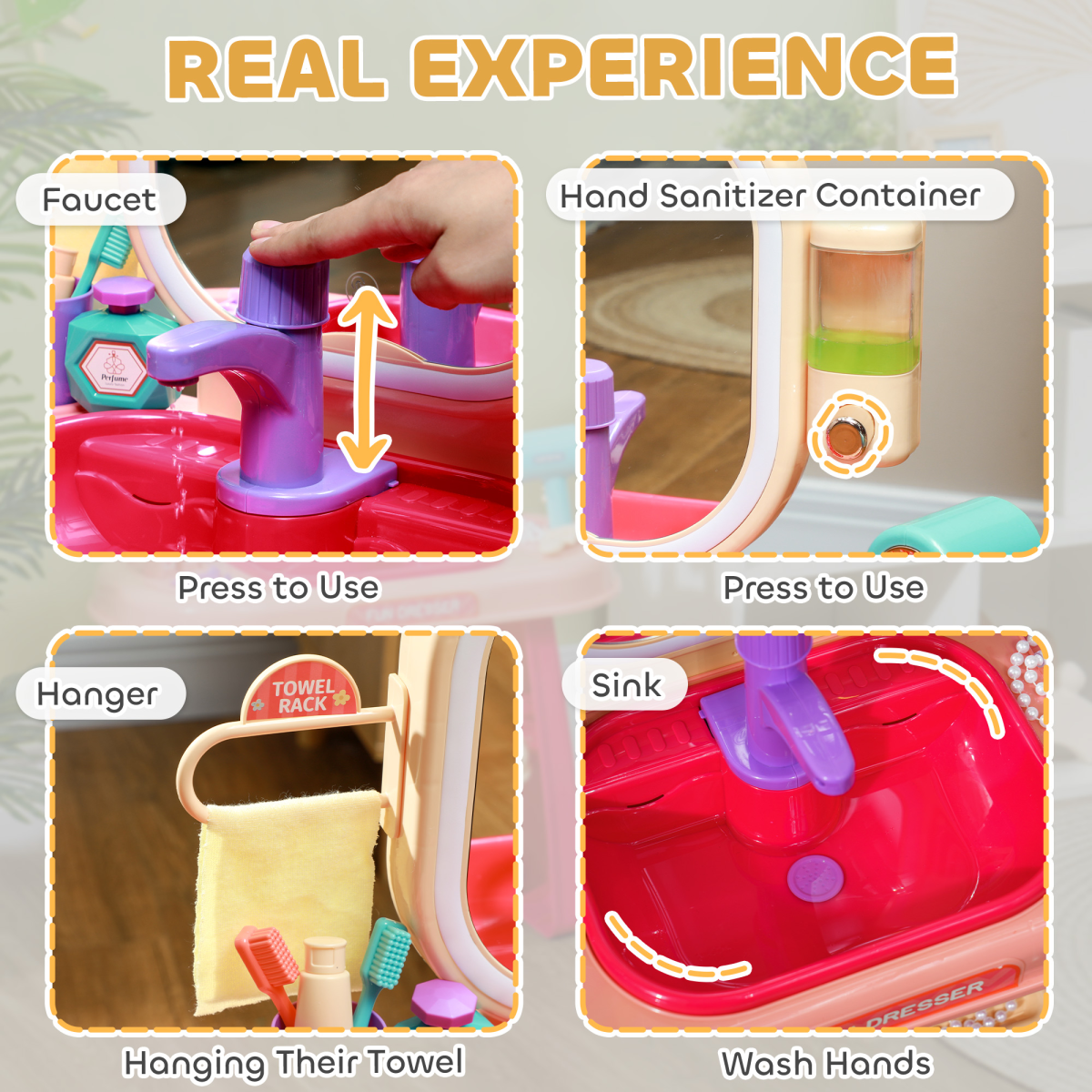 AIYAPLAY Magical Kids Dressing Table