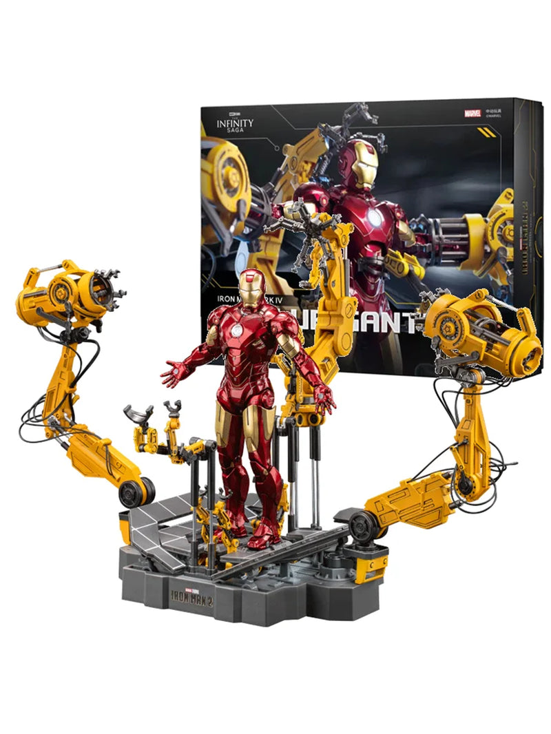MK4 Iron Man Gantry Original 1/10 Tony Stark Model Action Figure Collectible Toy Gift for Kids