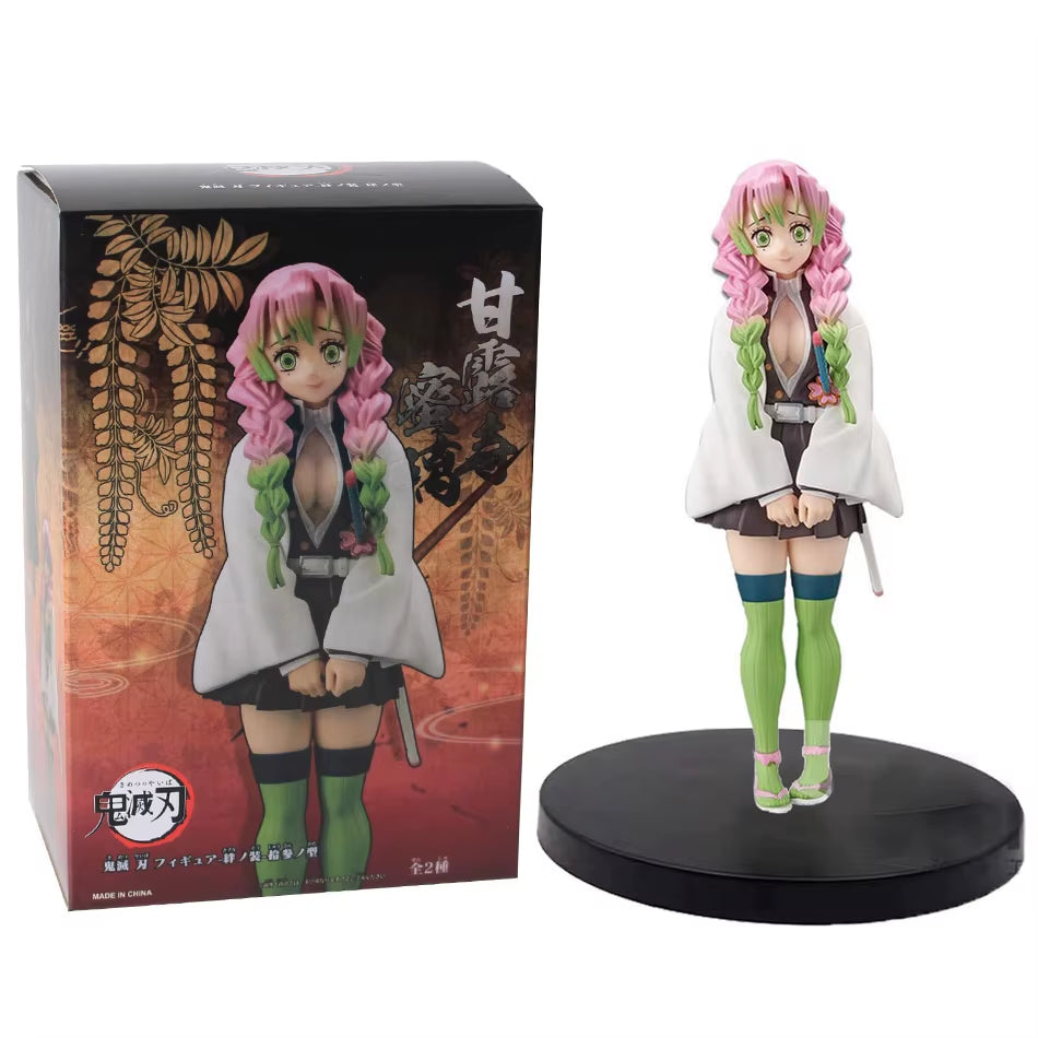 Demon Slayer: Kimetsu No Yaiba PVC Action Figures - Collectible Kamado Tanjirou, Agatsuma Zenitsu & Nezuko Warrior Models