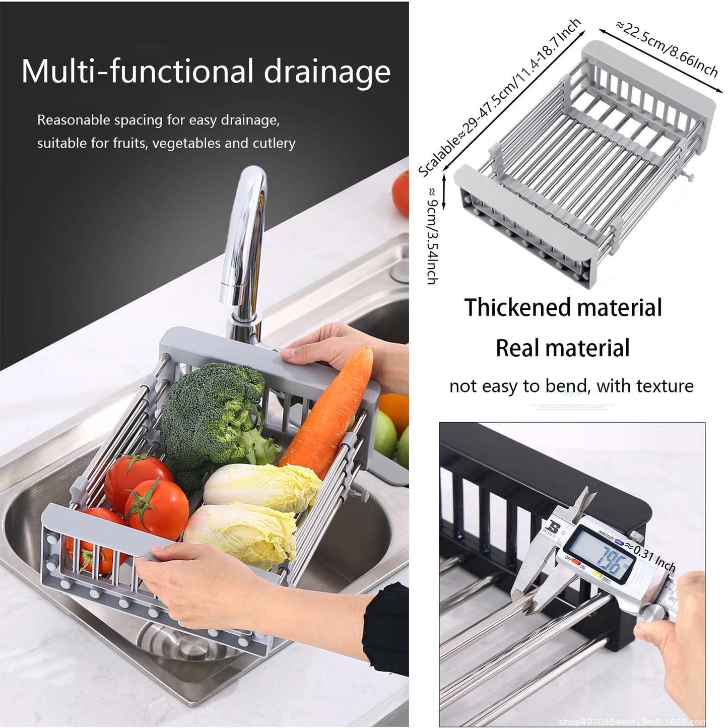 Stainless Steel Kitchen Drain Rack