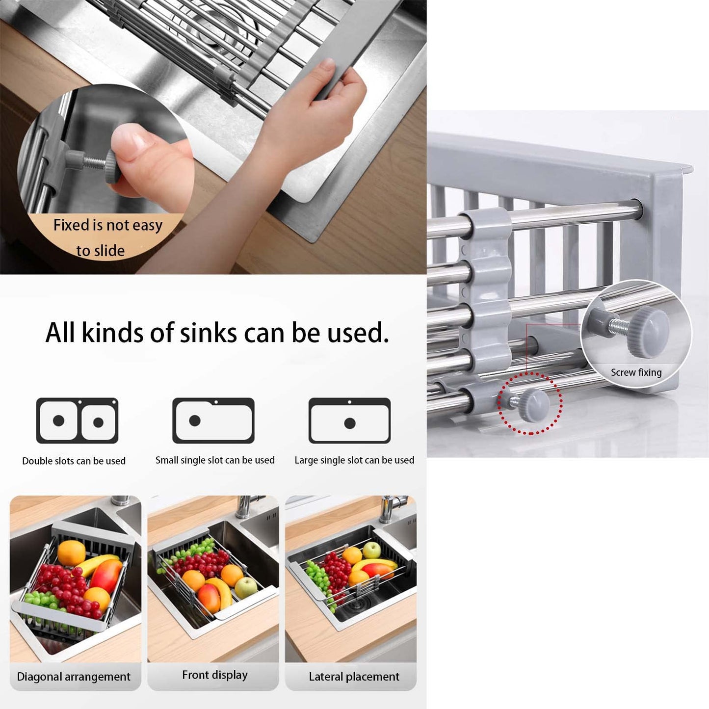 Stainless Steel Kitchen Drain Rack