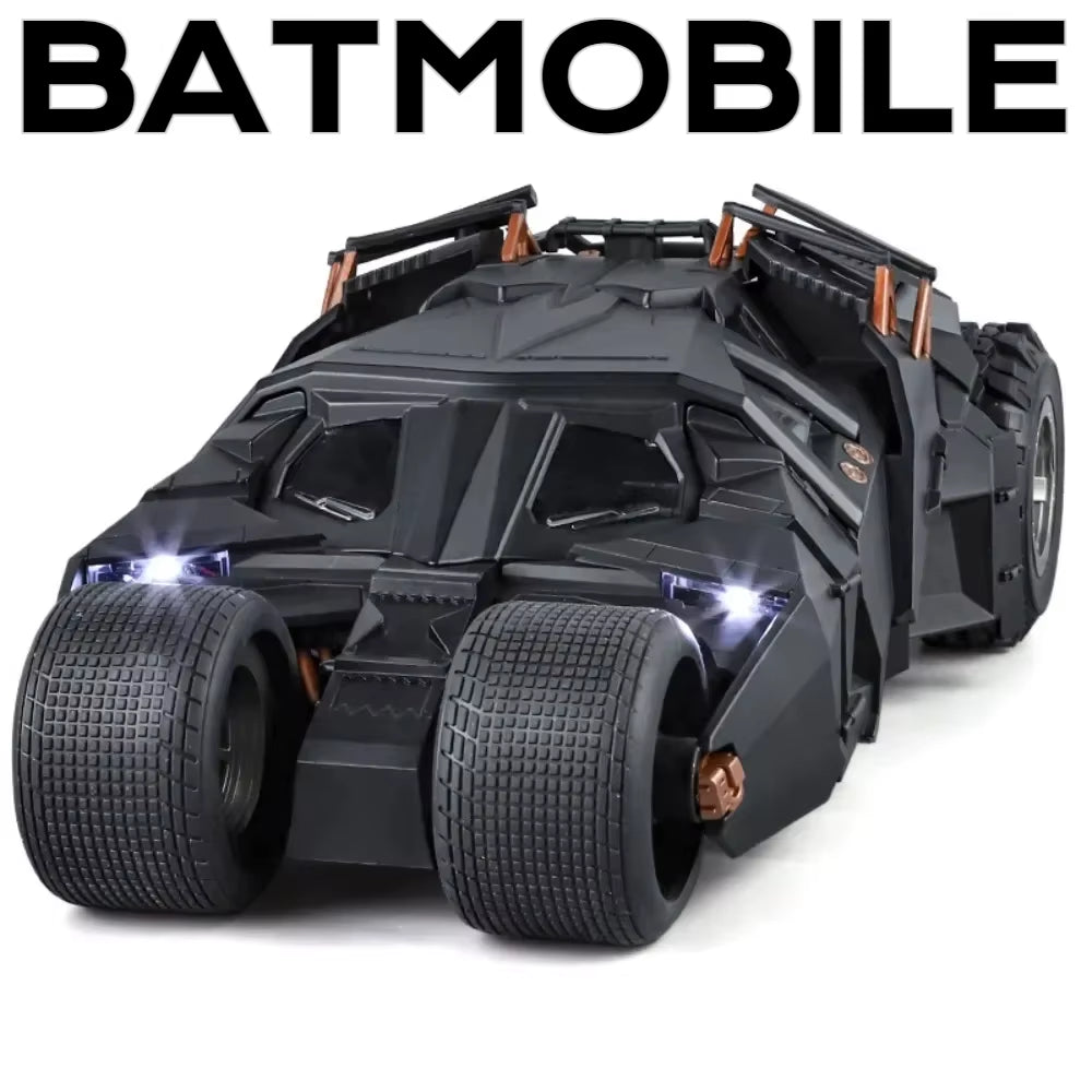 1:18 Batmobile Car Model Toy the Dark Knight Trilogy Sound Light Sliding Spray Alloy Vehicle Models