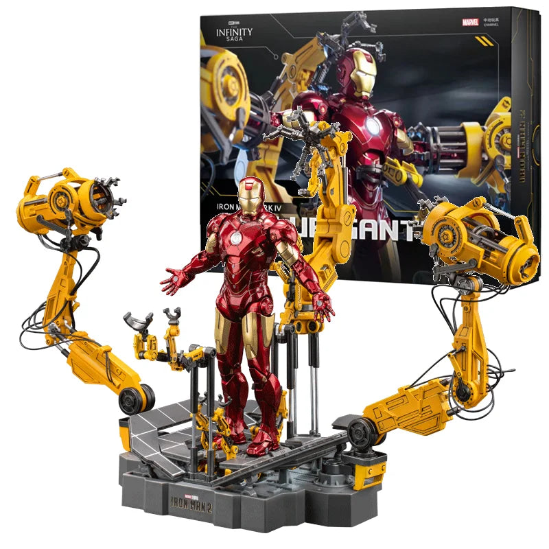 MK4 Iron Man Gantry Original 1/10 Tony Stark Model Action Figure Collectible Toy Gift for Kids