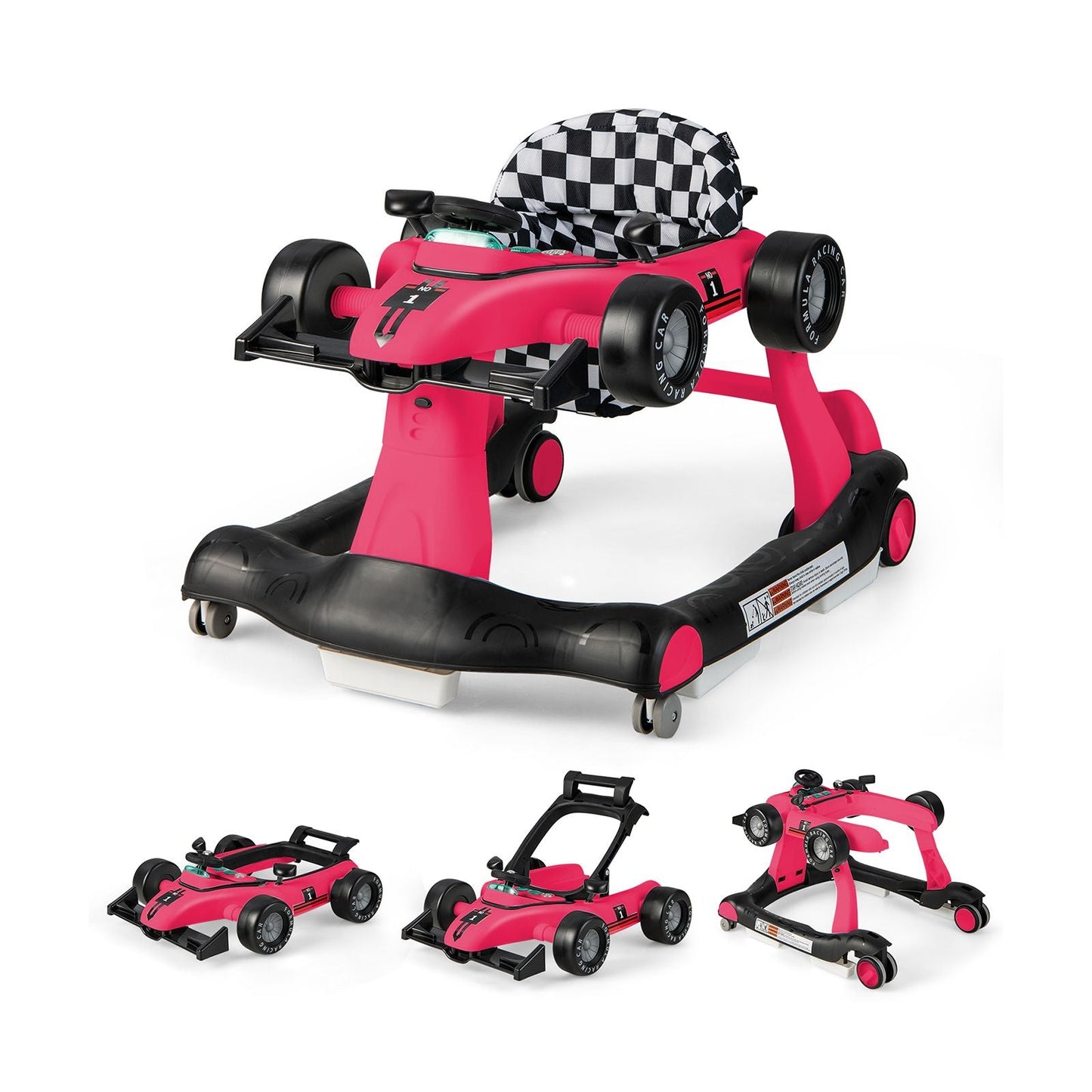 Versatile 4-In-1 Baby Push Walker
