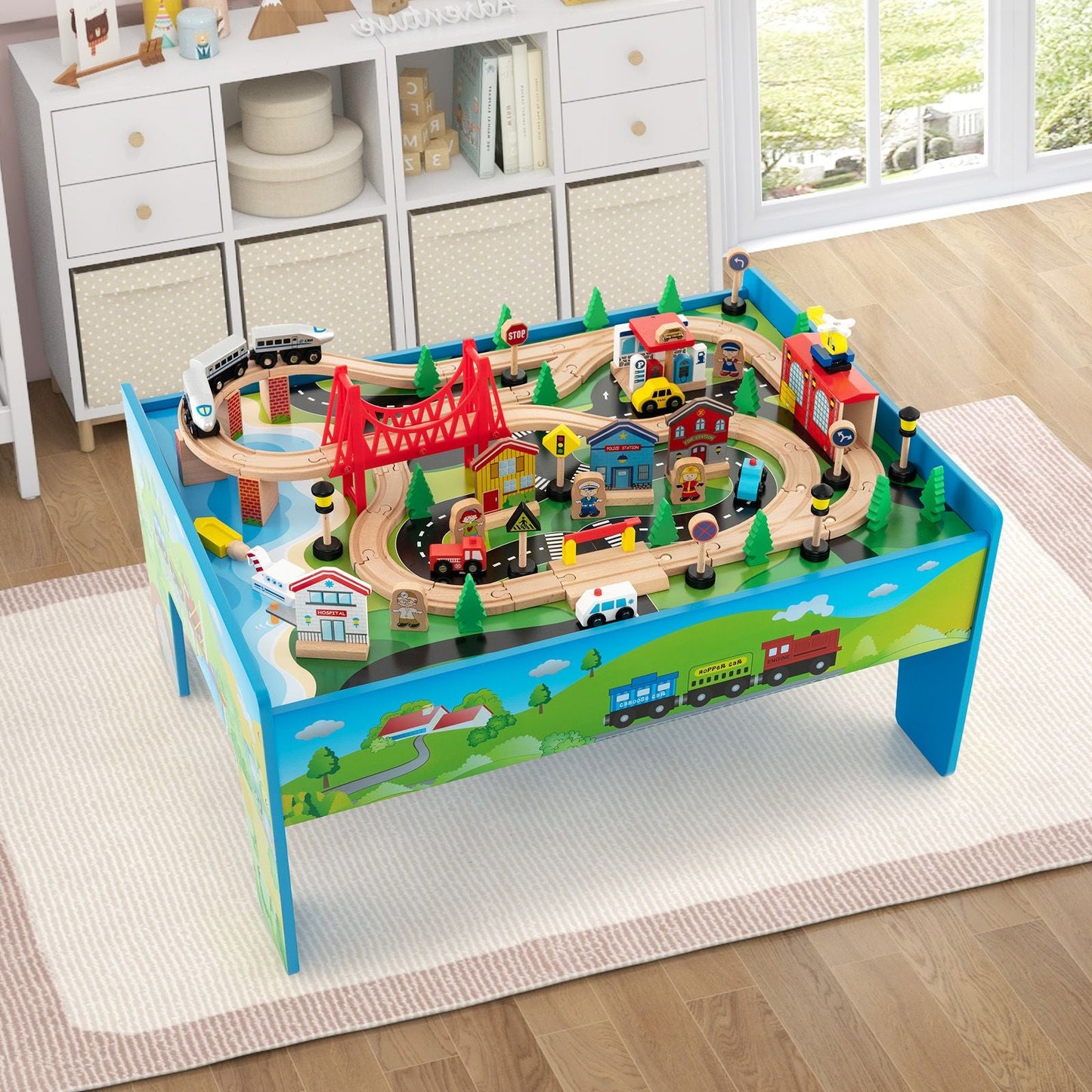 Ultimate 80-Piece Wooden Activity Playset