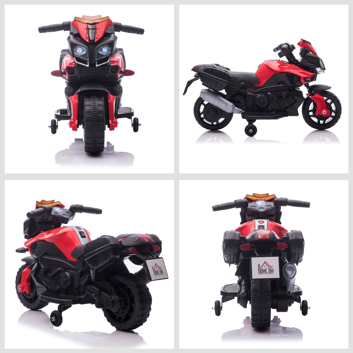 Red 6V Kids Electric Motorcycle Ride-On Toy - Fun & Safe Adventure!