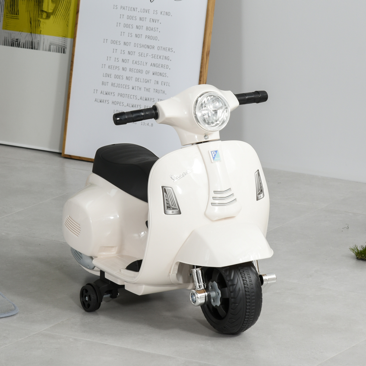 Vespa Kids Ride-On Motorcycle - 6V Electric Toy