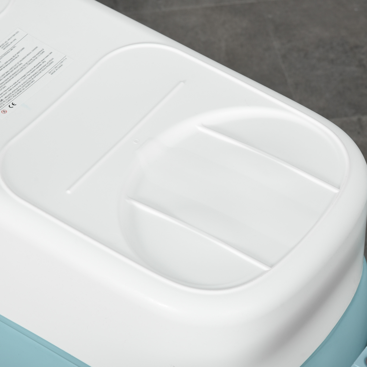 Space-Saving Foldable Kids Bathtub with Lid for Ages 1-12
