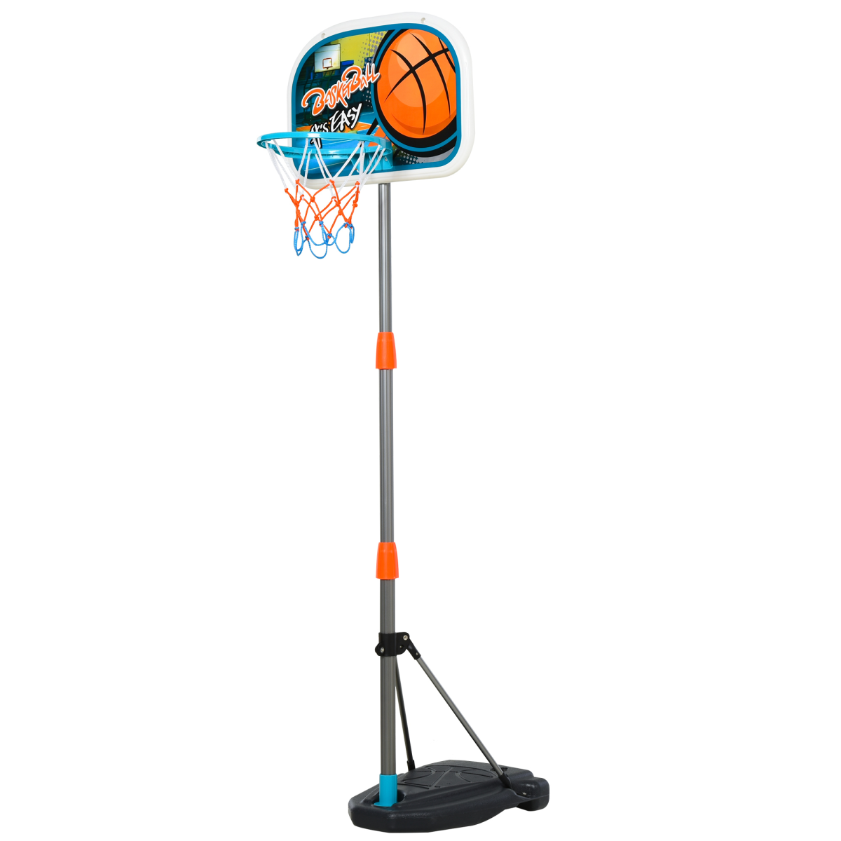 Adjustable Kids Basketball Set for Ages 3-8