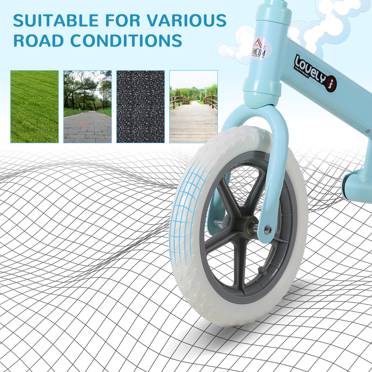 Adjustable No-Pedal Balance Bike for Kids 2-5 Years
