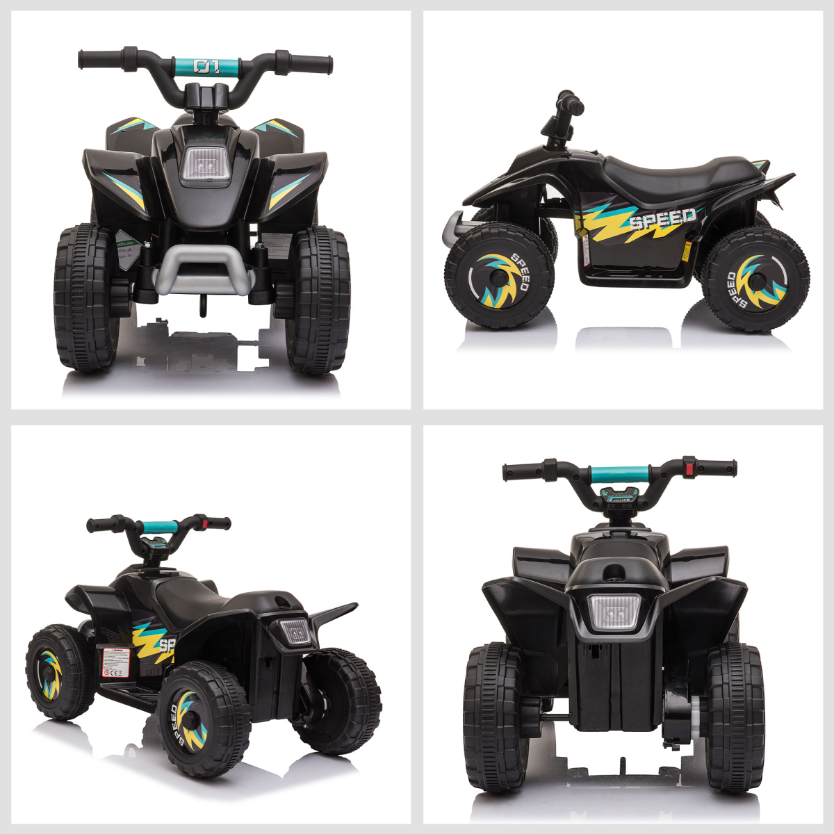Rev Up Fun: 6V Electric Ride-On Car for Toddlers - Black Adventure Awaits!