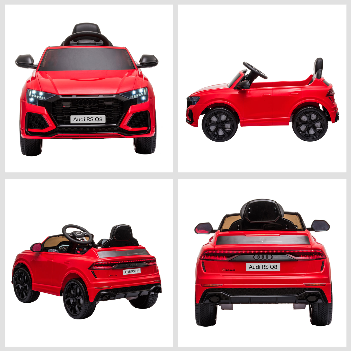 Audi RS Q8 6V Kids Electric Ride On Car Toy w/ Remote Control Red