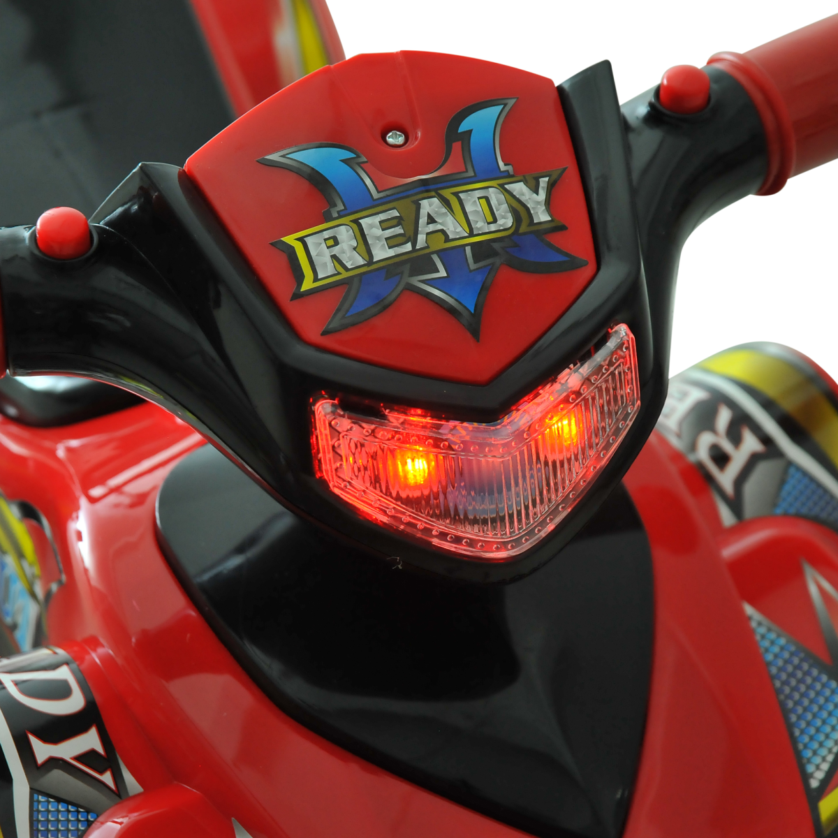Adventure Awaits Kids Ride On Quad with LED Lights