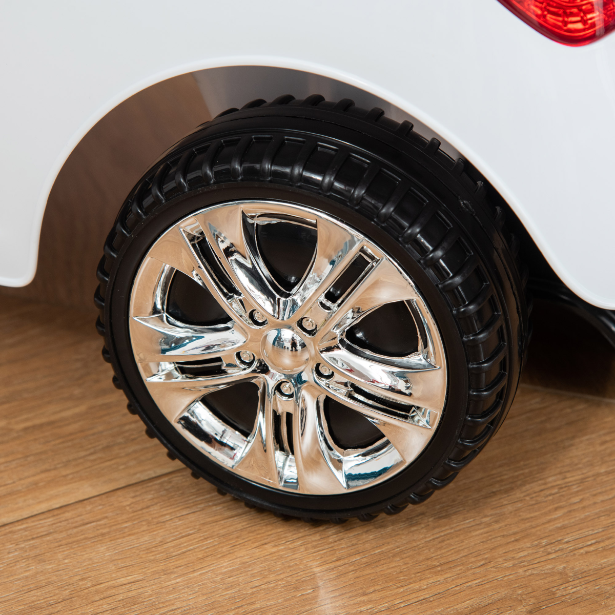Realistic Red Ride-On Car for Toddlers - Safe & Fun Foot-to-Floor Slider