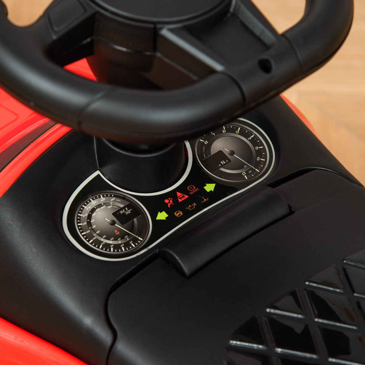 Little Racer Red Foot-to-Floor Car for Toddlers