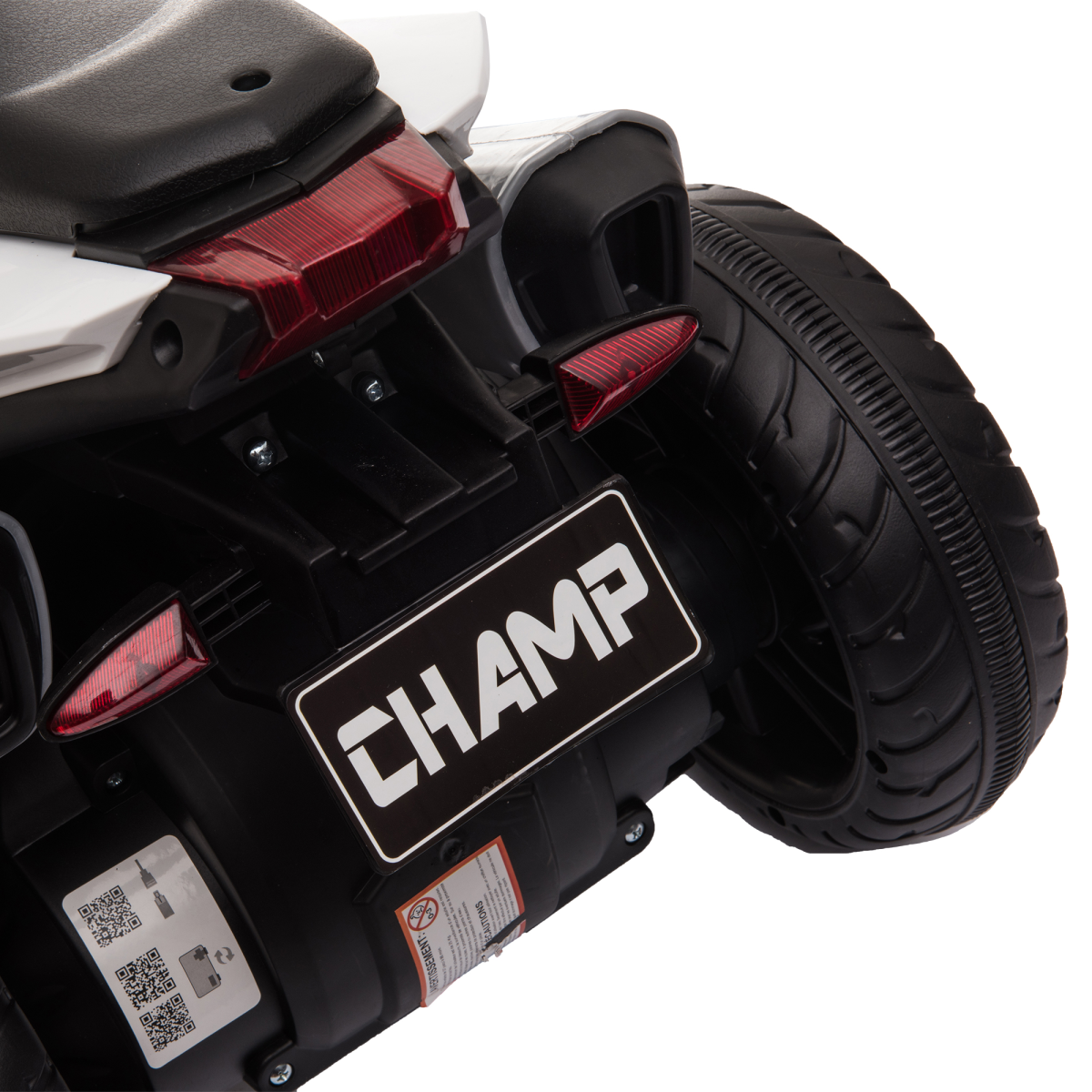Electric Kids Motorcycle Ride-On with Music & Lights 6V