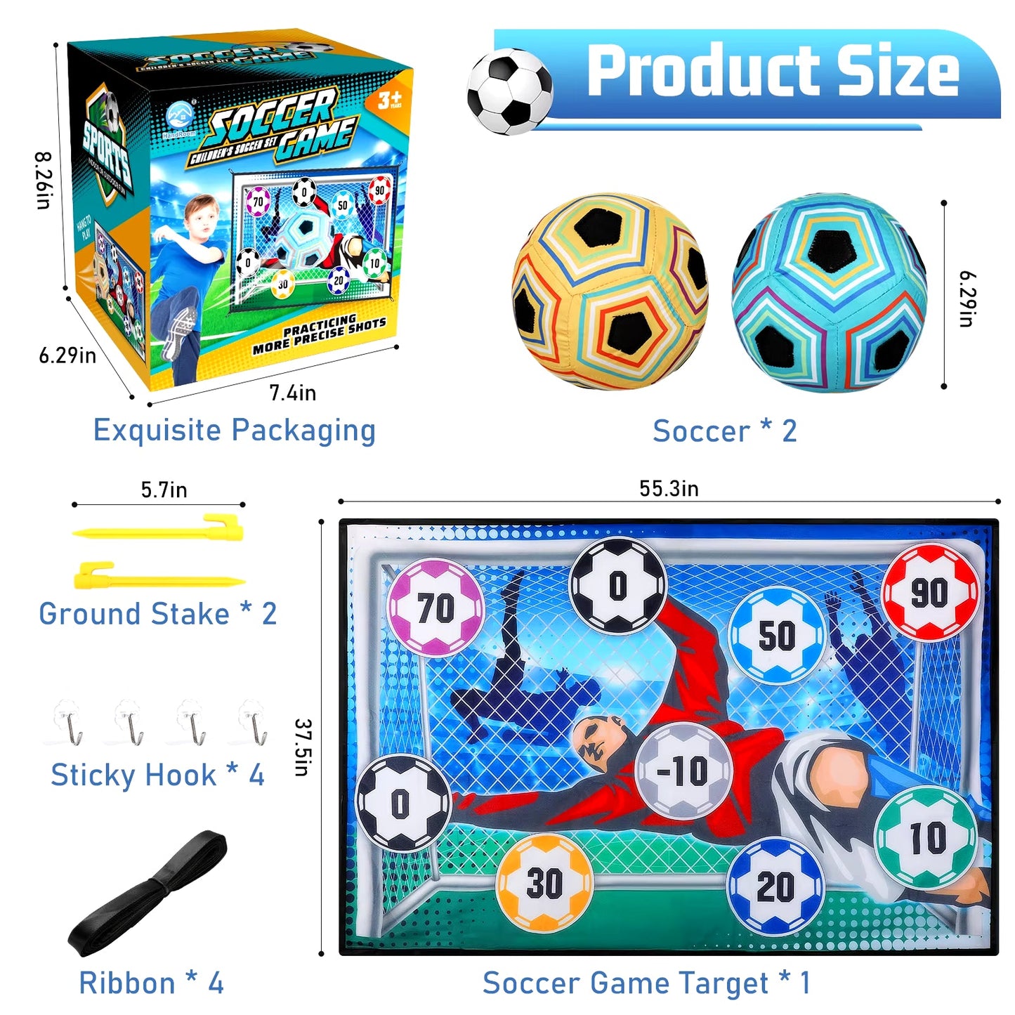 Ultimate Foldable Soccer Game Set for Kids 3-8