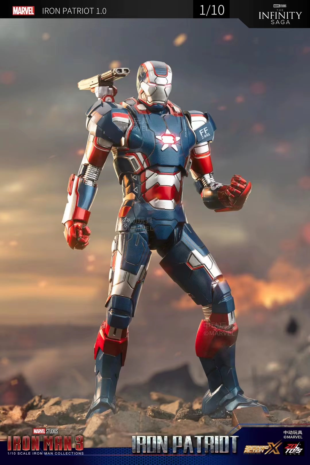 Original Iron Man Hammerhead Patriot War Machine Legends Avengers Action Figure